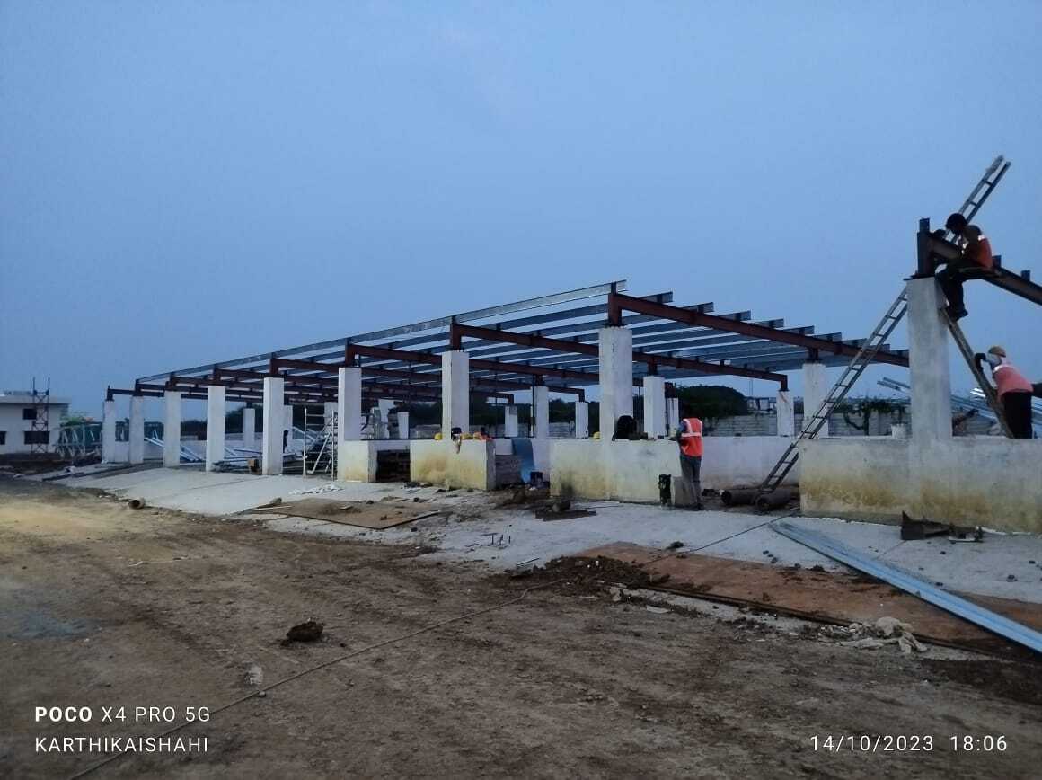 Pre-engineered Metal Building - High-grade Steel, Custom Fabricated Design | Durable, Lightweight, Inward/outward Aluminum Windows, Steel Roofing, Metal Wall Sheeting