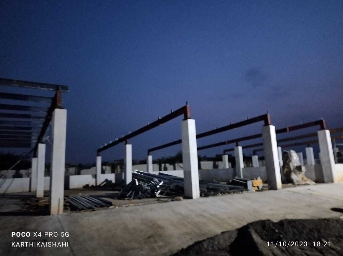 Pre-engineered Metal Building - High-grade Steel, Custom Fabricated Design | Durable, Lightweight, Inward/outward Aluminum Windows, Steel Roofing, Metal Wall Sheeting