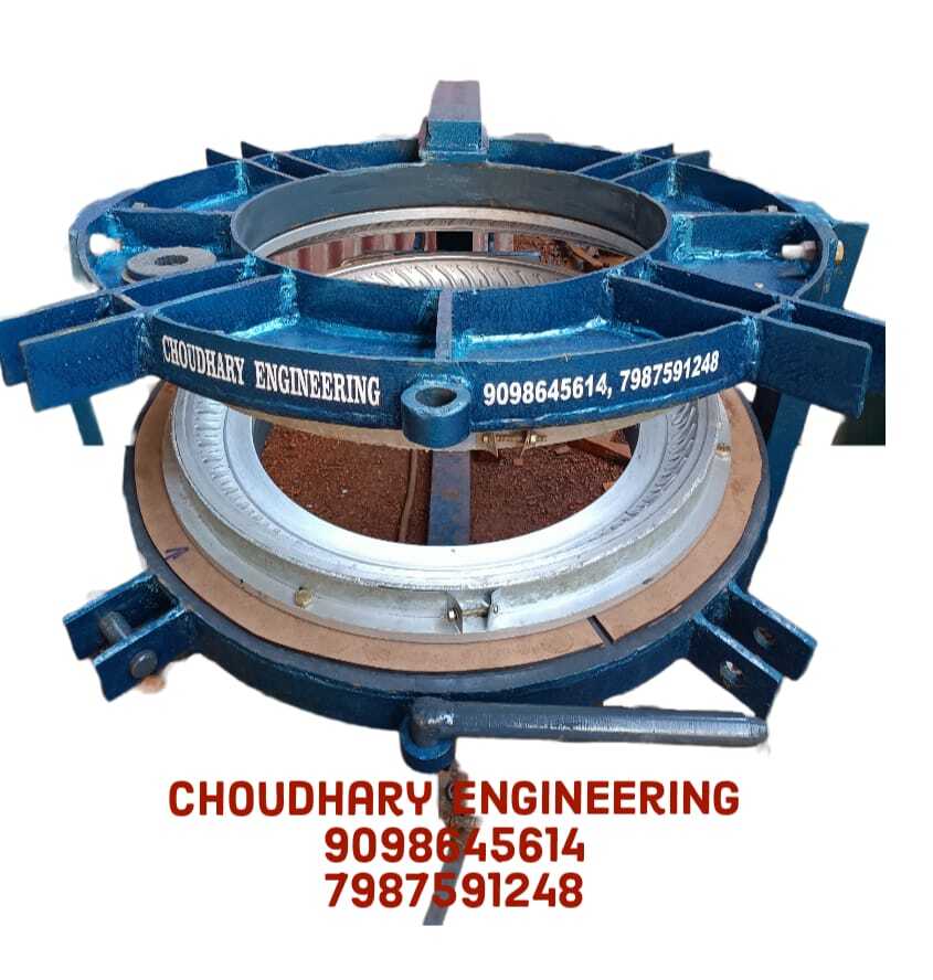 Bike Tyre Remolding Machine - Color: Blue Paint Coated