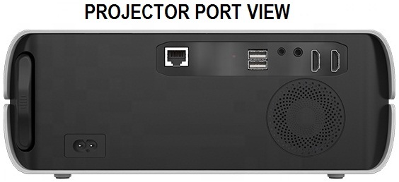 Ts Smart Android Led Projector - 4k Resolution 13500lm Brightness, 25000:1 Contrast Ratio | Portable Design, Built-in Wi-fi & Bluetooth, 4d Keystone Correction Functions