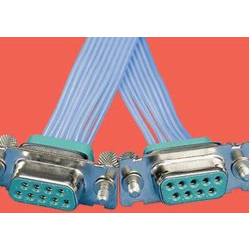 Subminiature D Type HV Ribbon Cables - Stainless Steel, Male and Female Connector, 0.5A Current Rating, PVC Insulation , Suitable for Automobile and Industrial Applications
