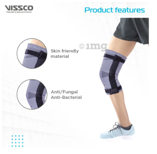 Gray Hinged Knee Cap P.c.no: 0706 (S/m/l/xl/xxl)