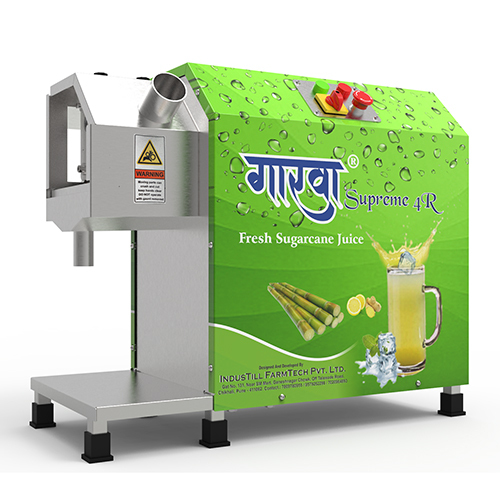 Gaarwa Supreme 4R Sugarcane Juice Machine - Color: As Per Requirement