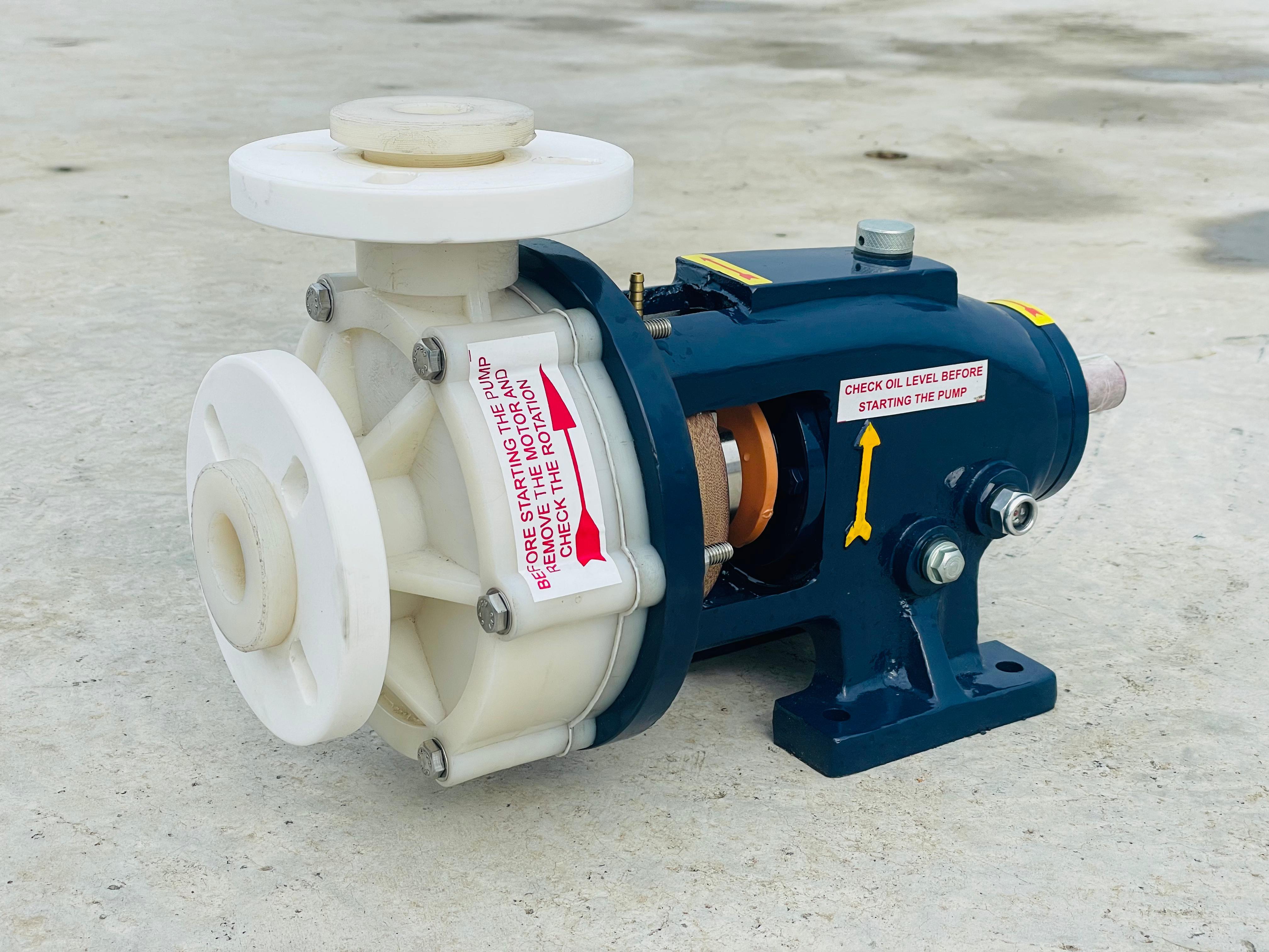 Polypropylene Corrosion Resistant Pump - Low Density, Rugged Design, Reliable Performance, Temperature Resistance Up To 80°c