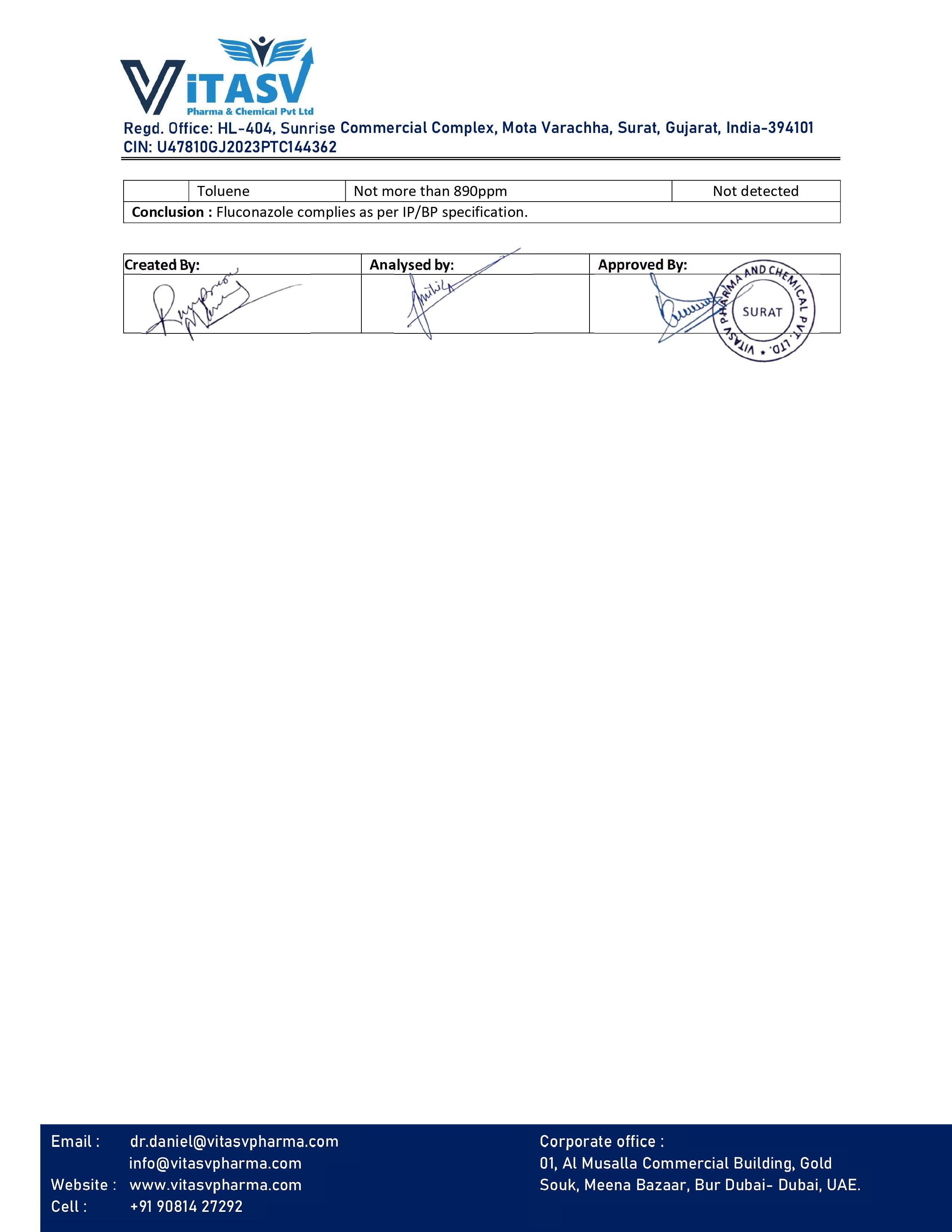 Fluconazole Powder