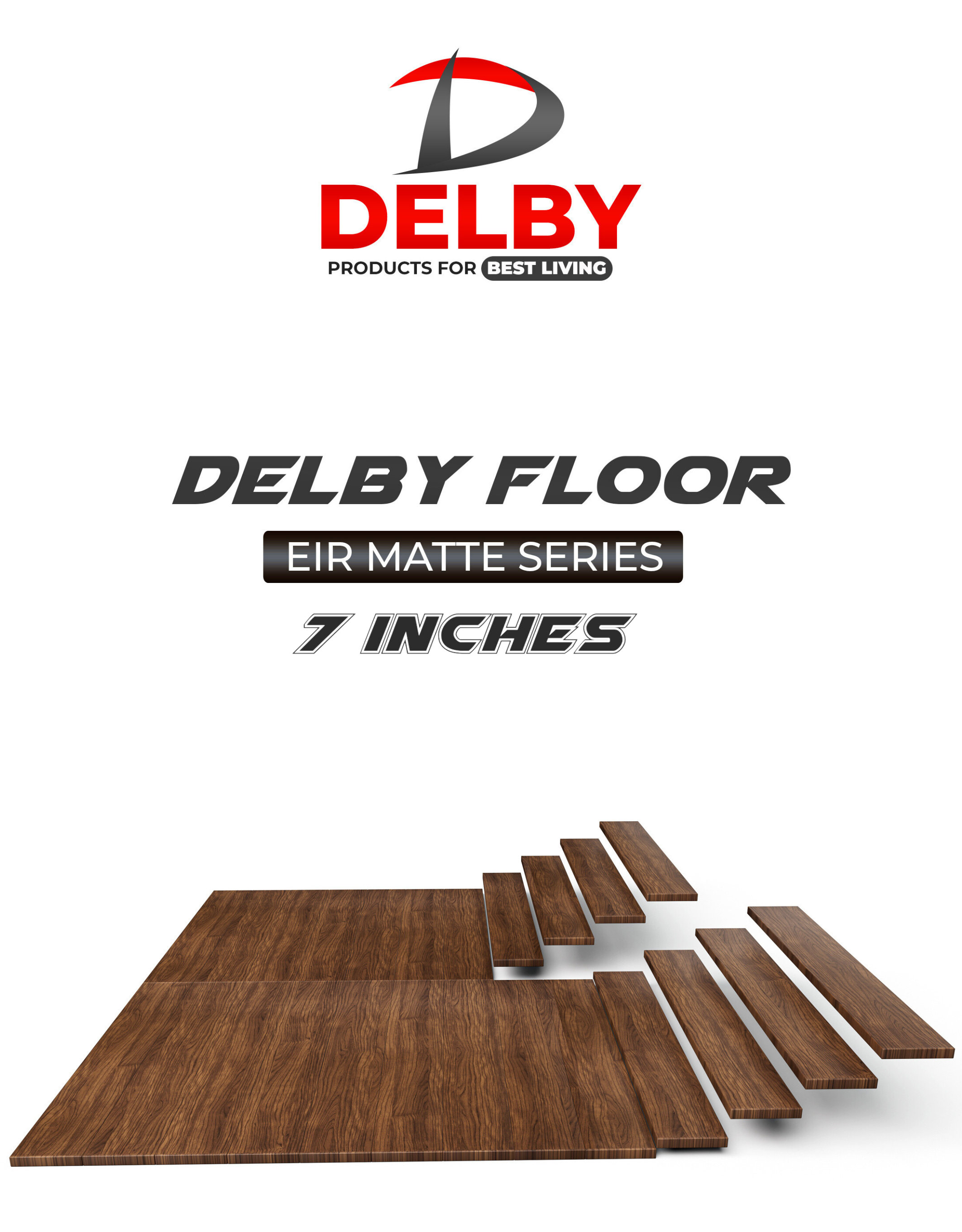Delby Floor Eir Matte Series 7" - Laminate & Luxury Vinyl Plank (Lvp) Flooring - Product Type: Wall Frame Materials