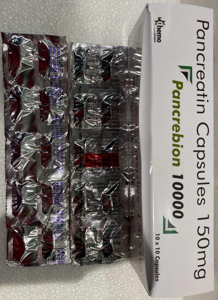 Pancreatin 150 Mg Capsule - Drug Type: General Medicines at 4390.00 INR ...