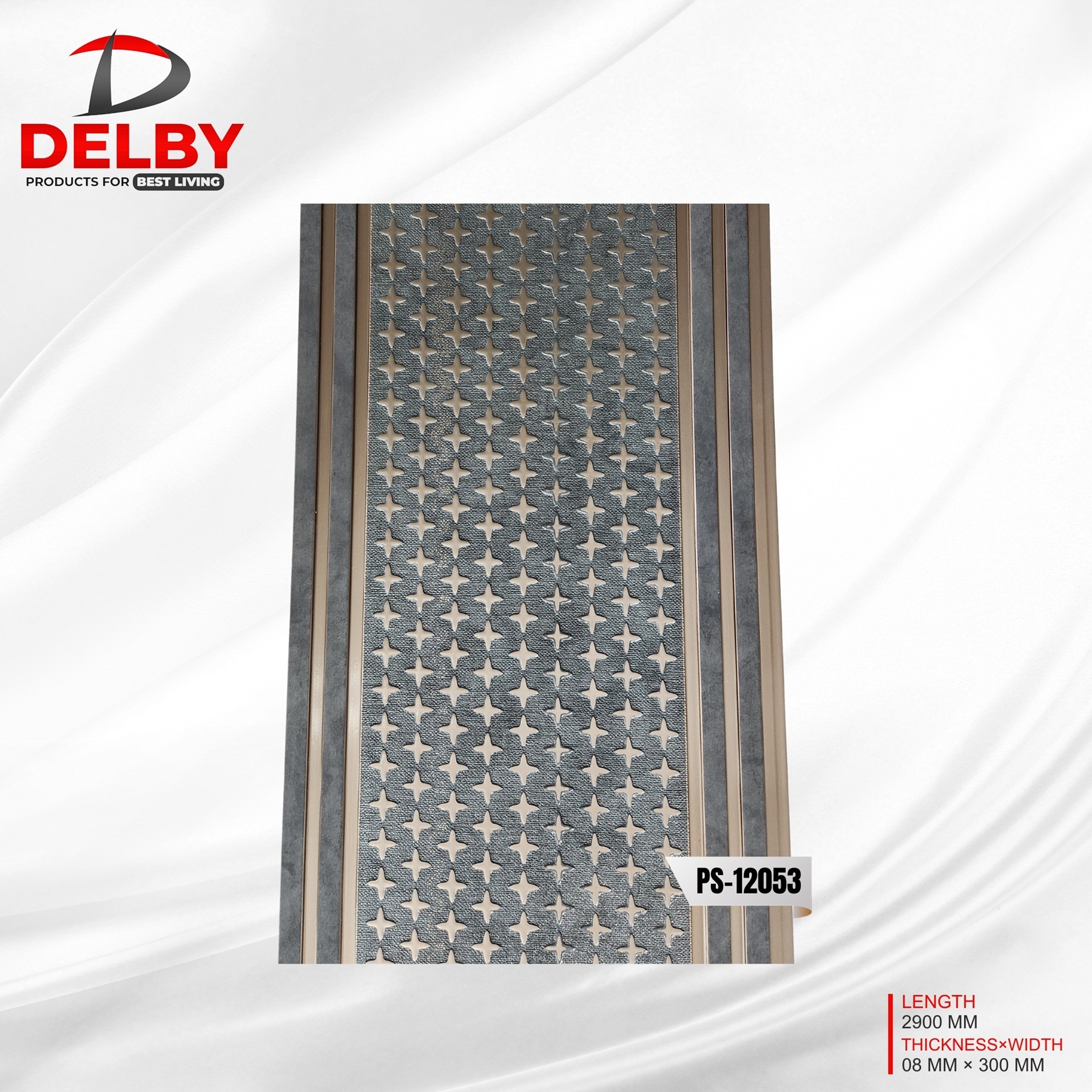 Charcoal Louver Wall Panels (12000 Series) - External Wall Materials: Plastic Cladding / Vinyl Cladding