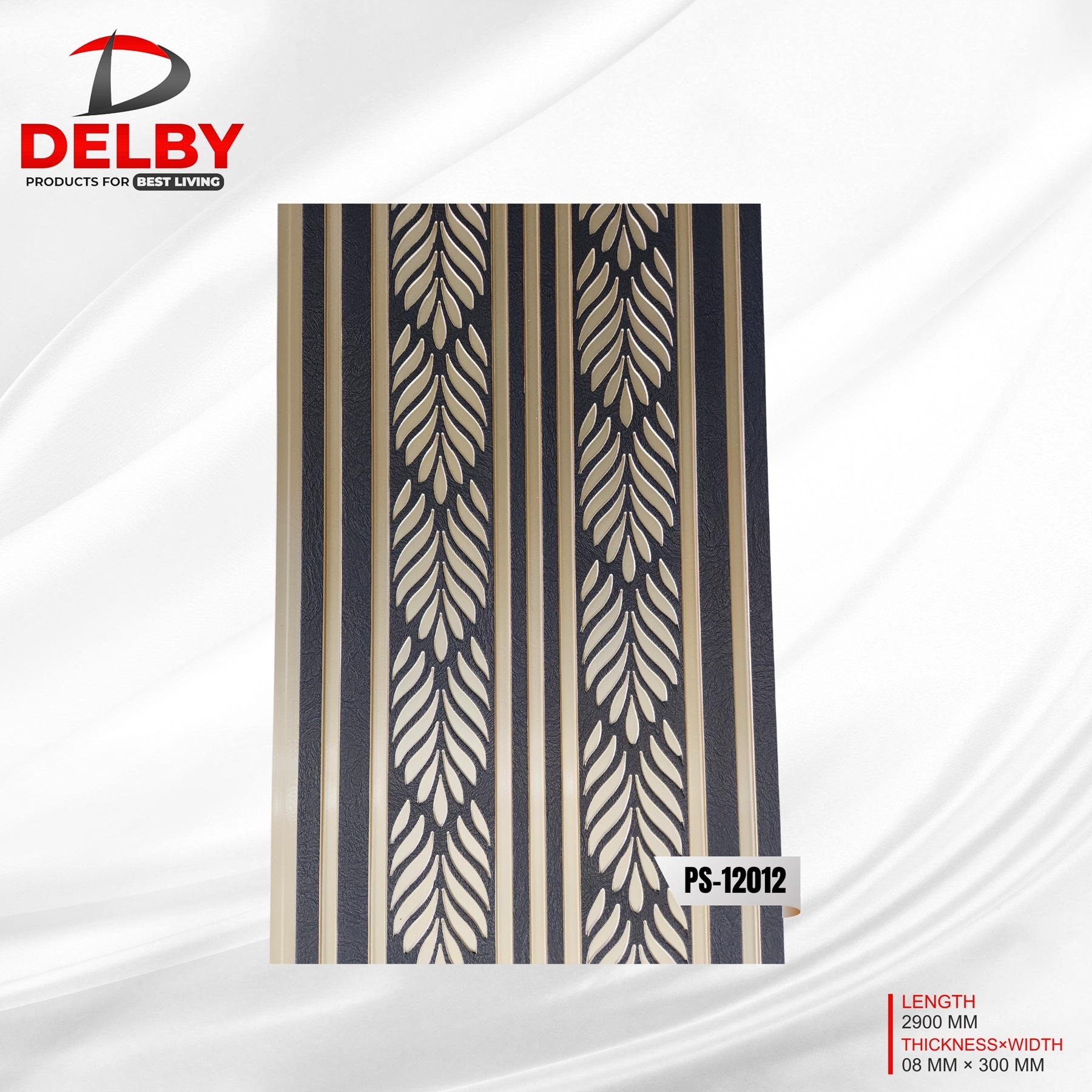 Charcoal Louver Wall Panels (12000 Series) - External Wall Materials: Plastic Cladding / Vinyl Cladding