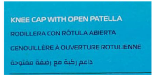 Open Patella Elasticated Knee Cap - Cotton Blend, Available In S/m/l/xl/xxl, Gray Color - Pain Relief, Breathable, Ergonomic Design, Two-way Stretch