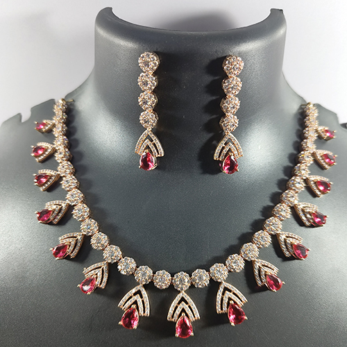 Artificial Fashion Necklace Set - Color: Different Available
