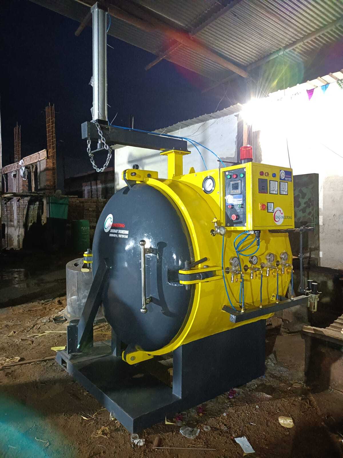 3 Tyre Electric Curing Chamber - Application: Industrial