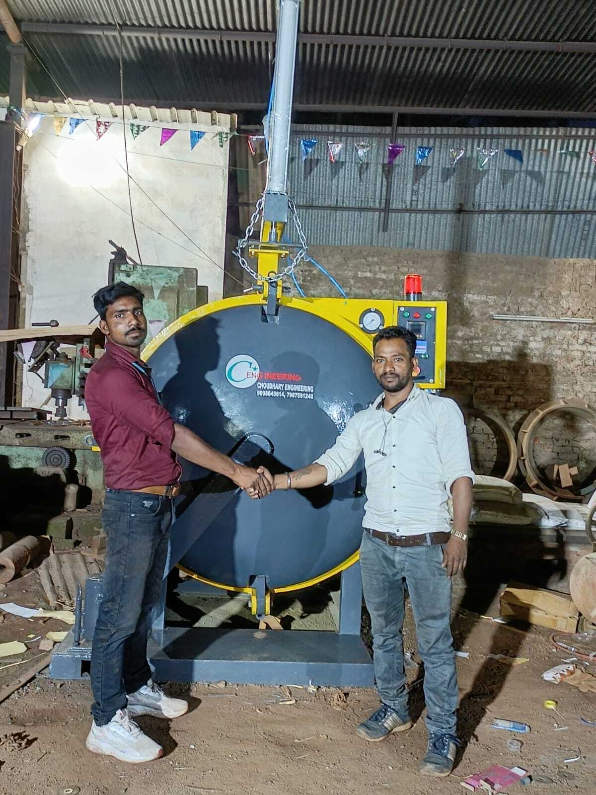 3 Tyre Electric Curing Chamber - Application: Industrial