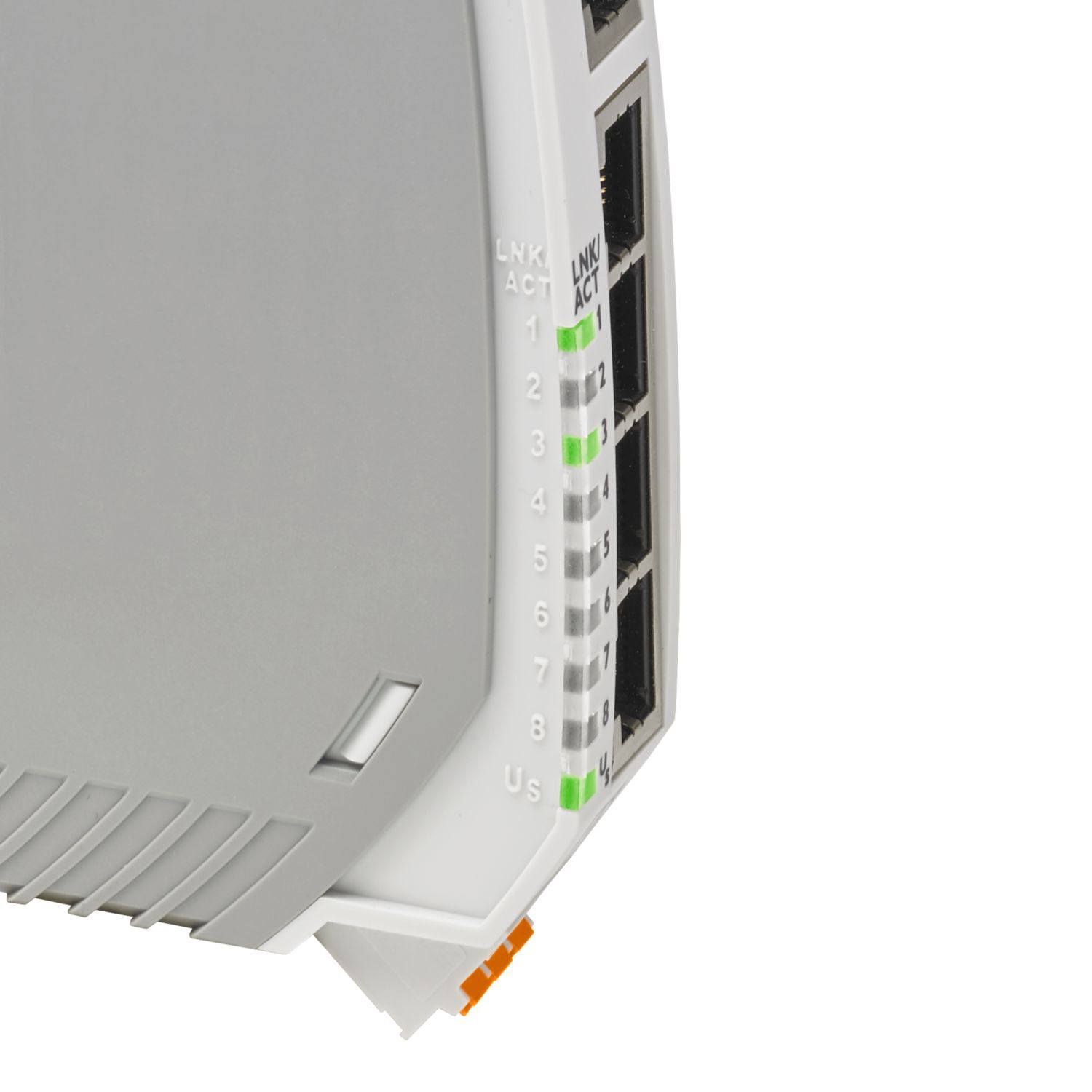 Phoenix Contact 5 Port Ethernet Switch - Plastic And Metal, 30mm X 100mm X 80mm, 10/100 Mbps Speed Range | Compact Design, Unmanaged, Plug-and-play Installation