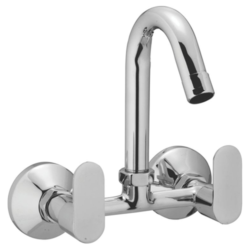 Sink Mixer - Stainless Steel, Different Sizes Available, Glossy Silver Finish, Round Design | Elegant Addition for Kitchen & Bathroom