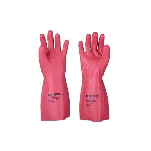 Latex Saviour Electrical Glove - Rubber Fabric, Full-Finger Design | Waterproof, Breathable, Durable Hand Protection for Electricians