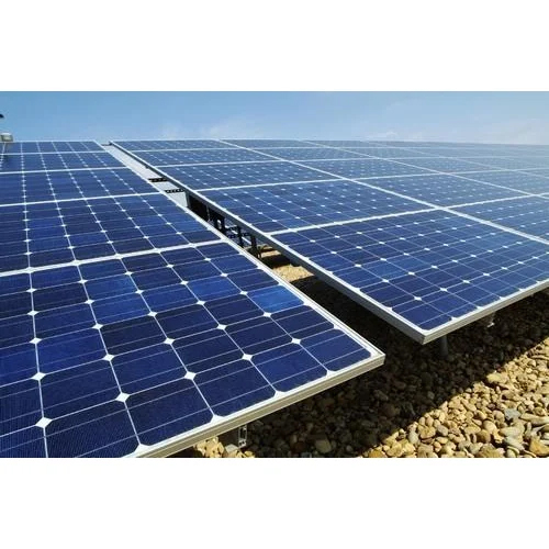 Industrial Solar Panel - Different Sizes, Blue Color | Max Voltage 220-240 Volt (V), Warranty Included, Ideal for Heavy Machinery
