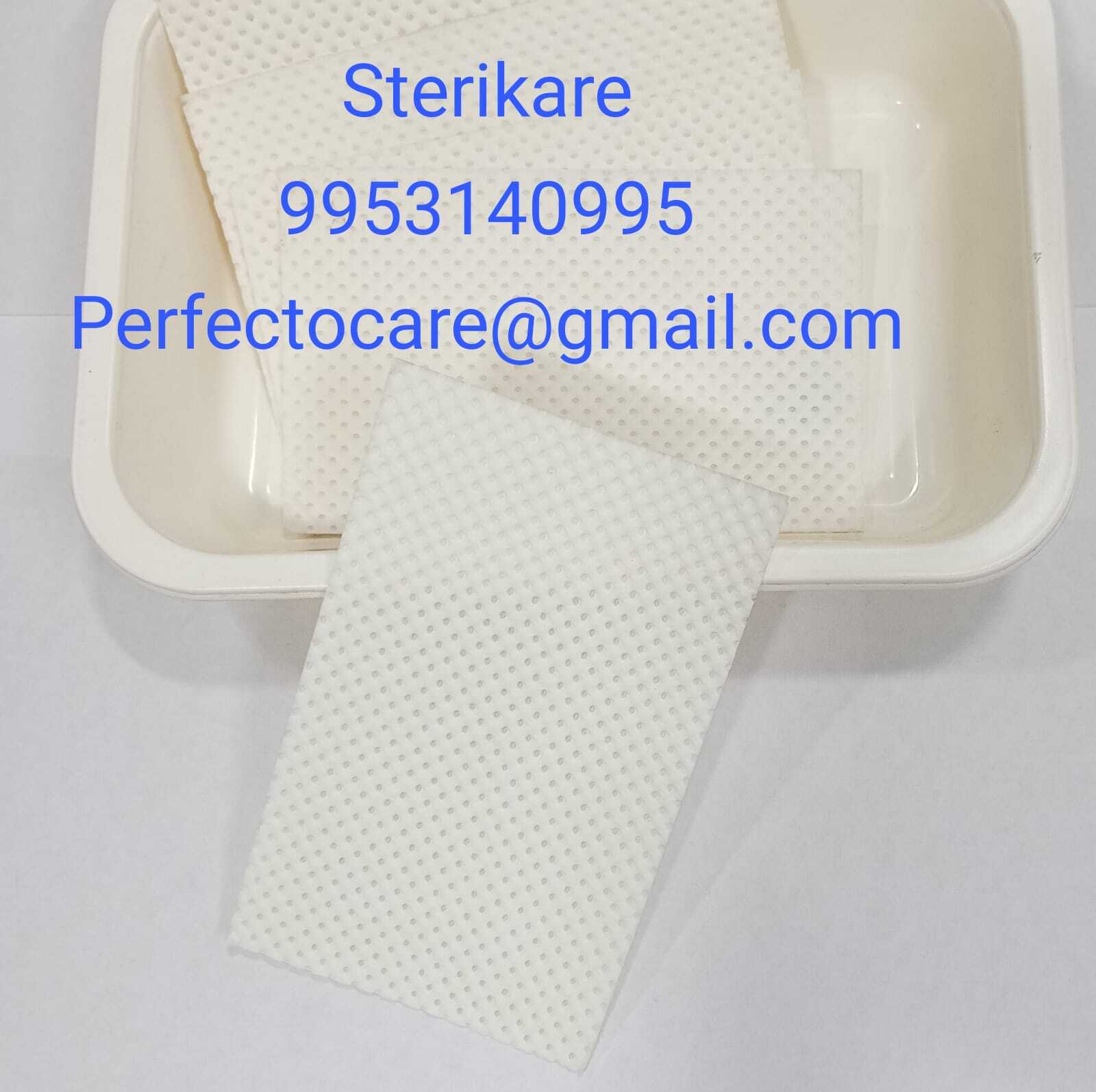 Non-stick Wound Dressing Pads - Sterile Cotton, 500 Ml Size, Milky White Color | Highly Absorbable, 3-ply, Vacuum Application