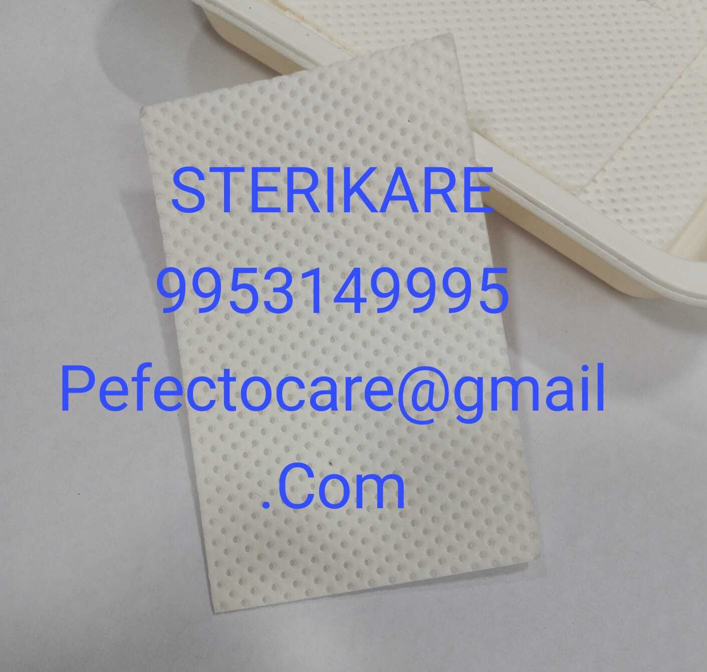 Non-stick Wound Dressing Pads - Sterile Cotton, 500 Ml Size, Milky White Color | Highly Absorbable, 3-ply, Vacuum Application
