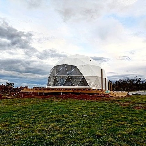 Resort Hotel Glamping Dome Tent Luxury 4-5 Person Shell Tent Safari Camping Tent