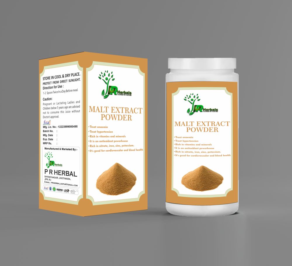 Malt Extract Powder - Pure Natural Barley Ingredient | Rich In Flavor, Versatile For Baking And Brewing