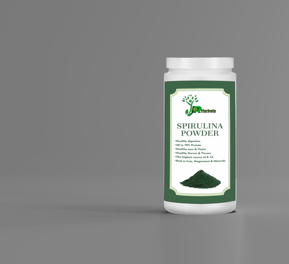 Herbal Spirulina Powder - Herbal Churan & Powder | Rich In Nutrients, Complete Protein Source, Supports Immune Health And Detoxification