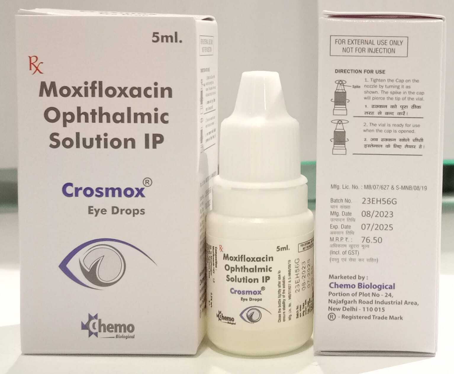 Moxifloxacin Eye Drop I.p
