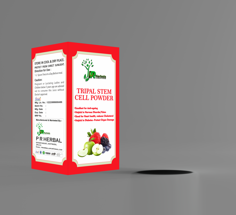 Tripal Stem Cell Powder - Storage Instructions: Keep In A Cool Dry Place