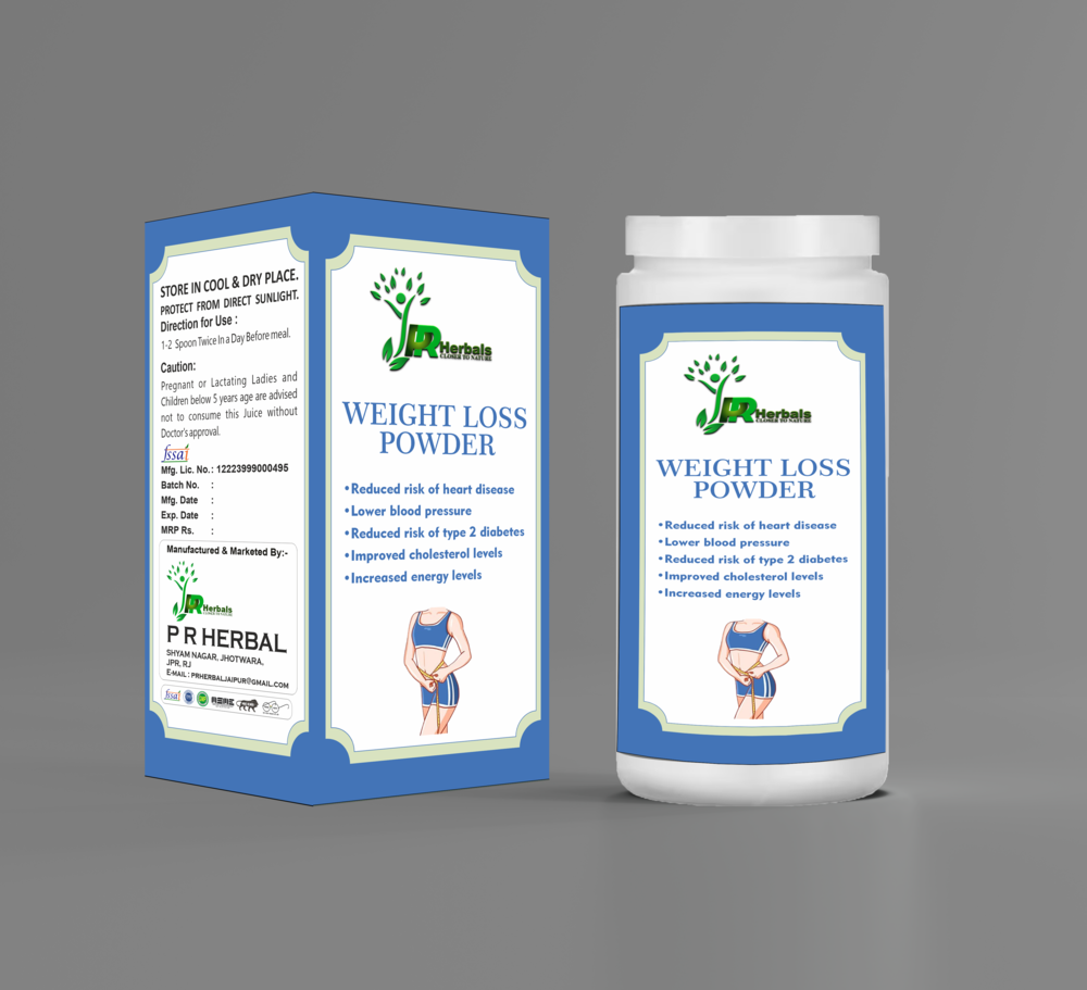 Weight Loss Powder - Herbal Blend, Churan & Powder Form | Supports Nutrition, Appetite Control, Muscle Preservation, Convenient Meal Replacement