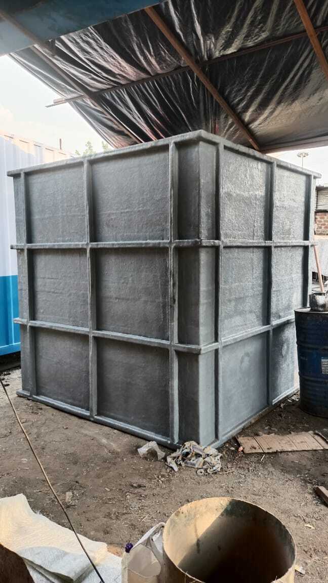 Frp Bio Tank - Rectangular, 1000l Capacity, 1m Height, 1m Length, 1m Width, Blue Or Grey | Designed For Toilet Waste, 15kg Lightweight, Bio Digested System