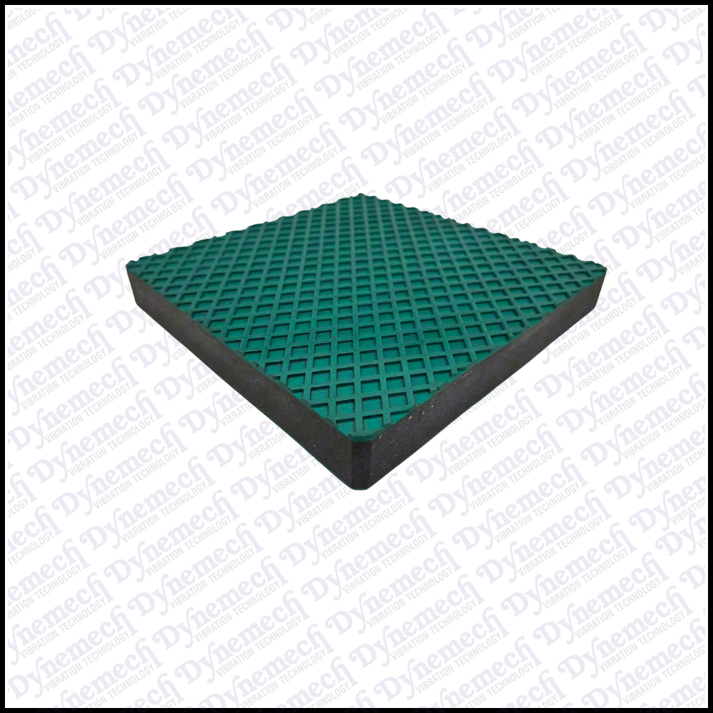 Dynemech Anti Vibration (Av) Rubber Pads Series Di - Color: Green