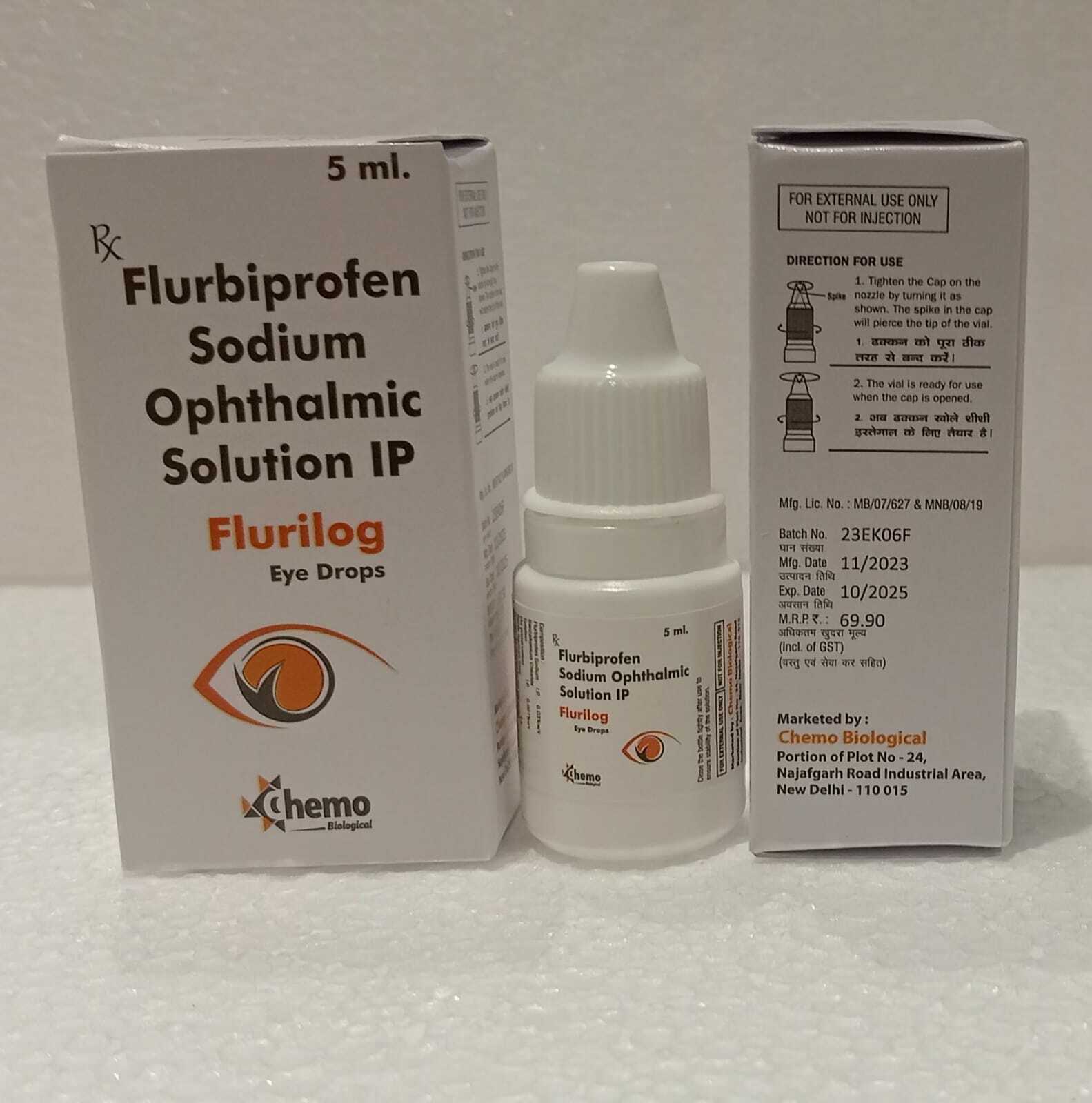 Flurbiprofen Sodium Opthalmic Solution I.p - Physical Form: Liquid