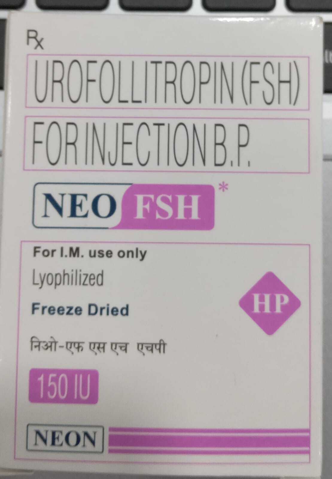 Neo Fsh 150iu Injection - Urofollitropin 150iu, Female Infertility Treatment, Doctor Supervised Administration, Injection Form, Storage 2-8â°c