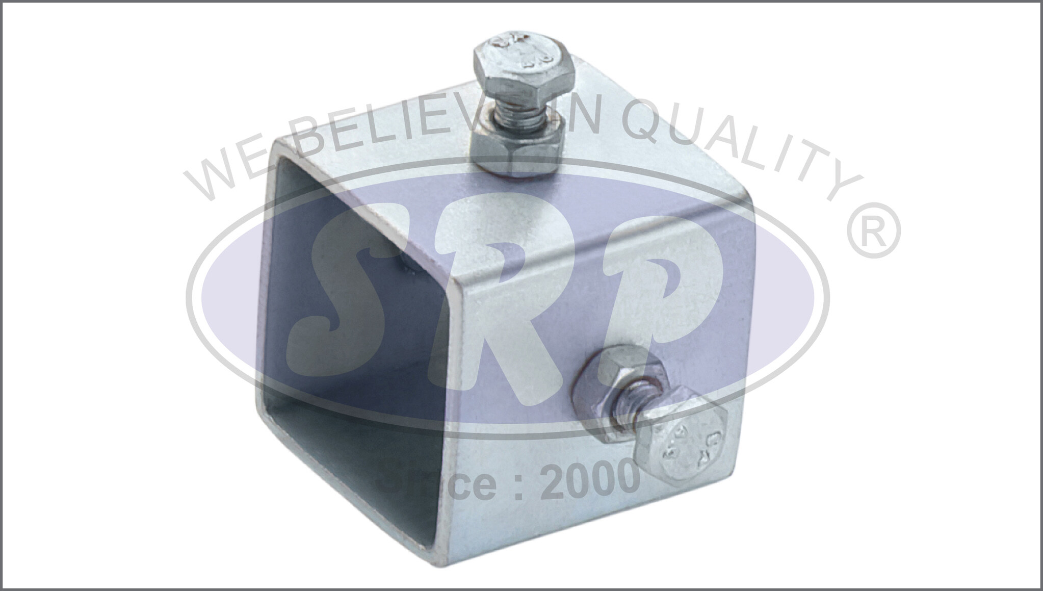 C-rail End Clamp - Durable Aluminum Alloy, Universal Fit , Corrosion-resistant Finish