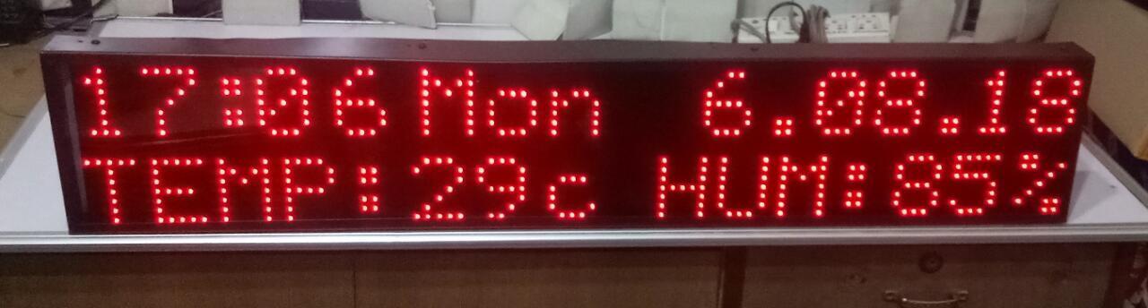 Wireless Five Counter Led - Standard Size, Red Led Light | Text & Number Display For Hospital And Hotel Applications