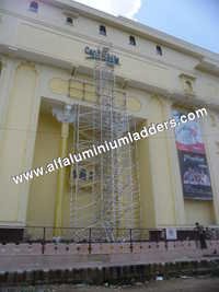 अल्यूमिनियम स्कैफोल्डिंग अतिरिक्त समर्थन के साथ