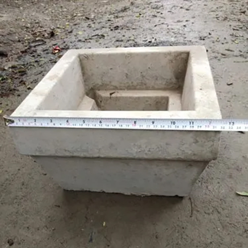 White Concrete Earthing Pit Chamber