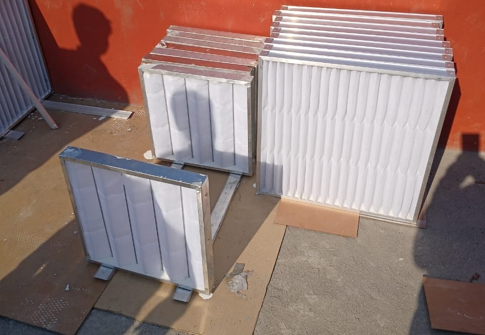 Leading Supplier Of Ahu ( Air Handling Unit) Filter By Neemrana Industrial Area Alwar Rajasthan