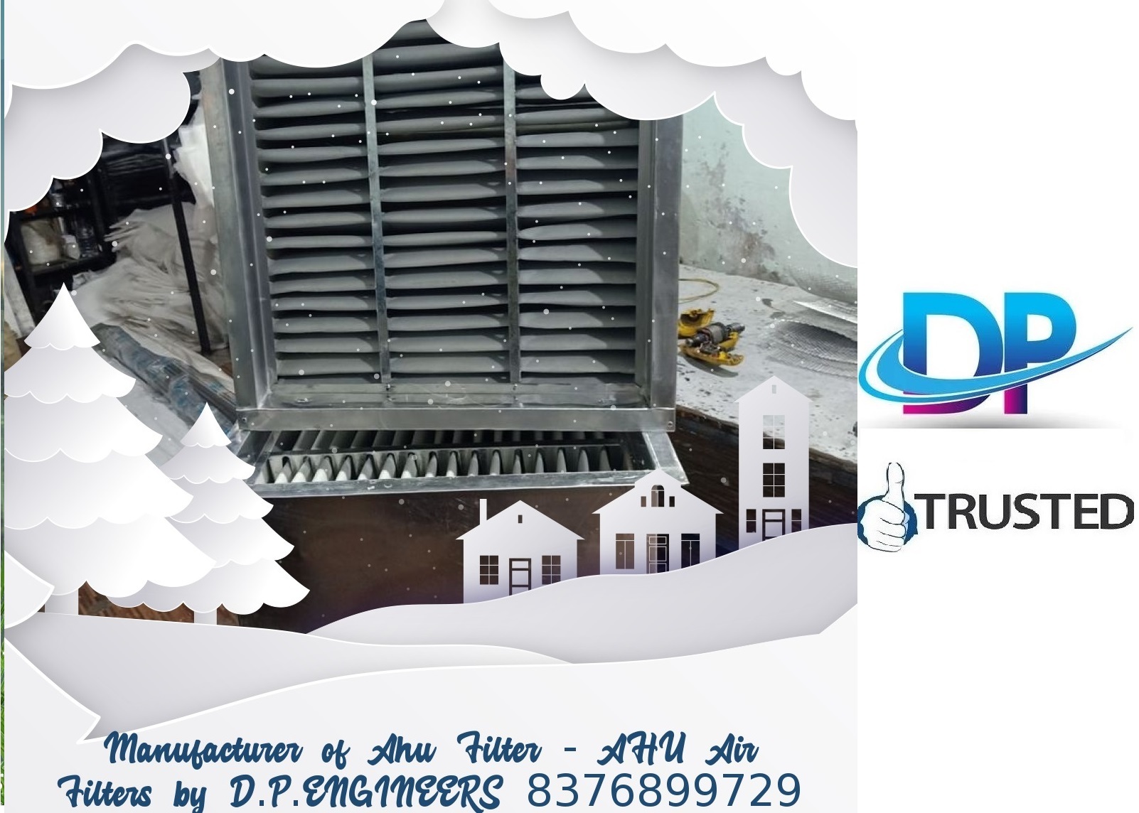 Leading Supplier Of Ahu ( Air Handling Unit) Filter By Neemrana Industrial Area Alwar Rajasthan