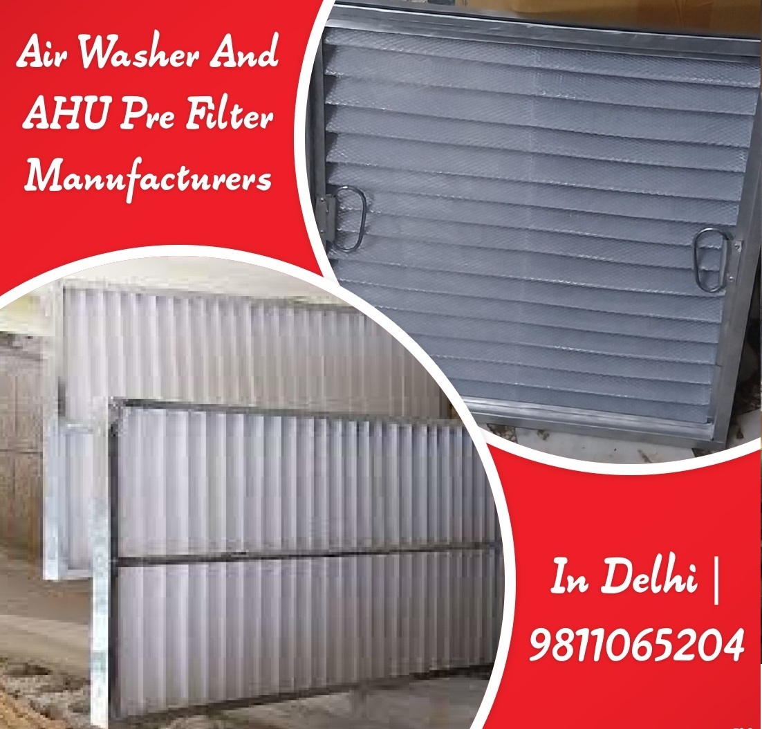 Leading Supplier Of Ahu ( Air Handling Unit) Filter By Neemrana Industrial Area Alwar Rajasthan