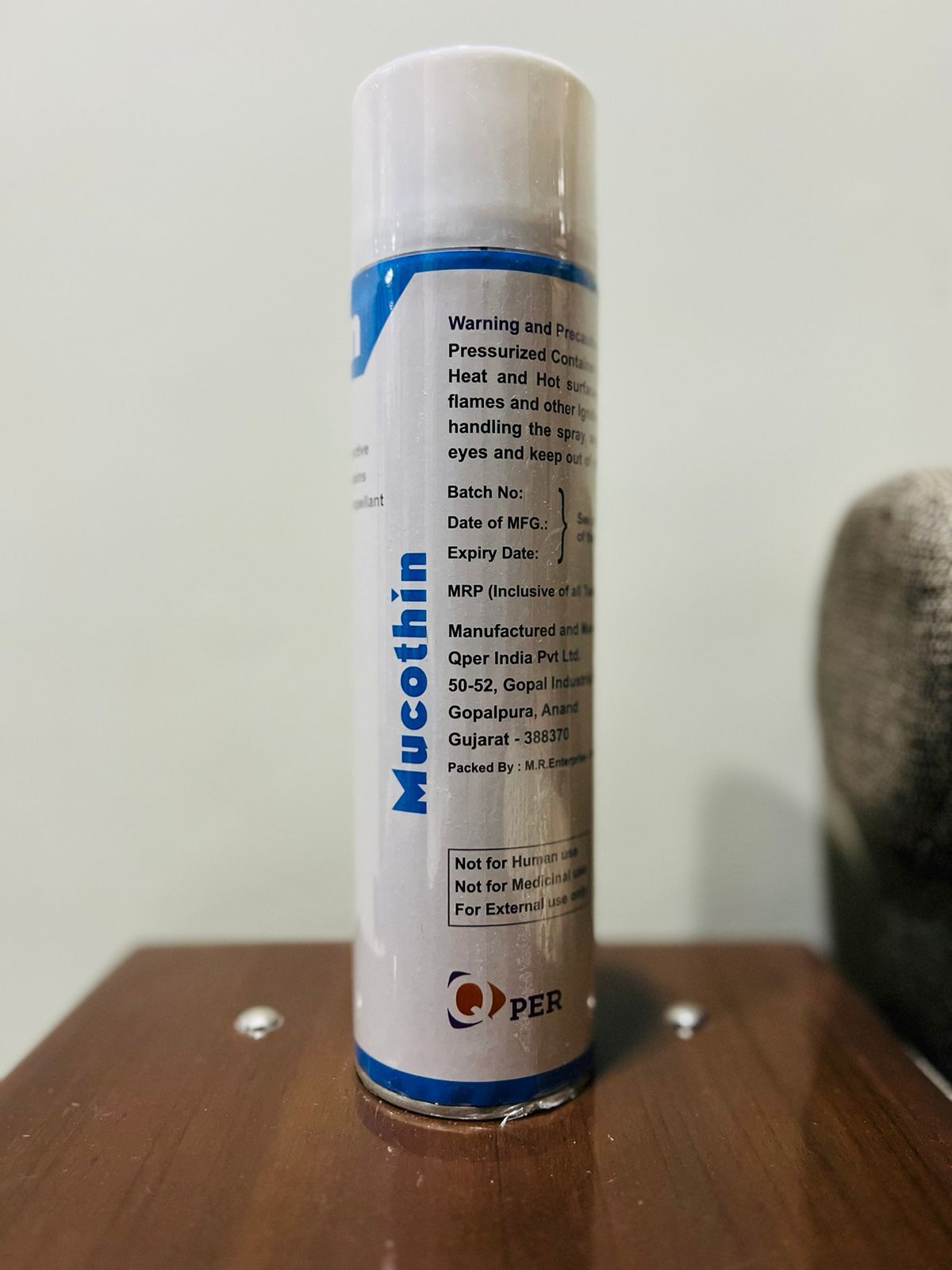 Mucothin Essential Oil Spray - Shelf Life: 1 Years