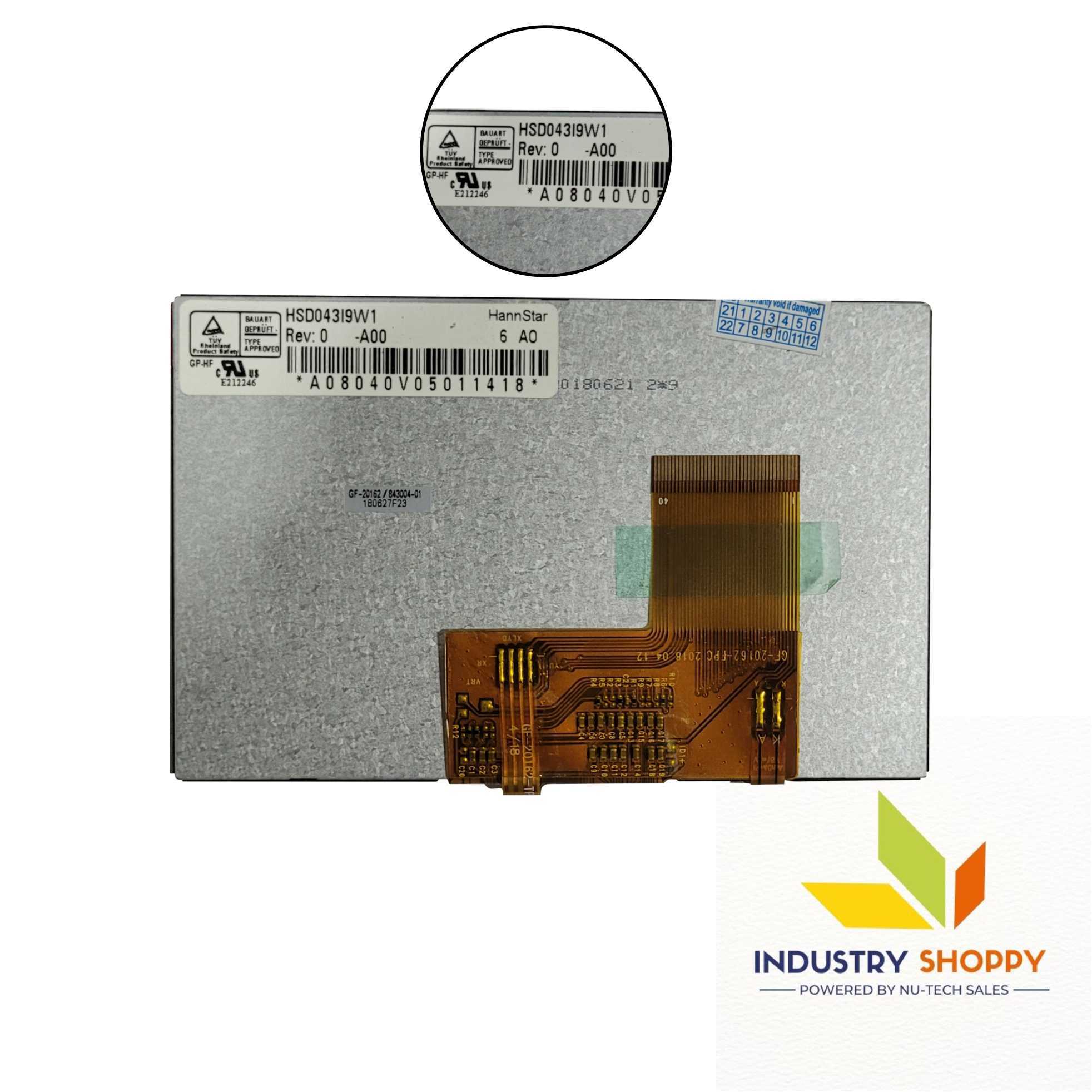 Hannstar Hsd043i9w1-a00 With Touch Lcd Module - Application: Industrial