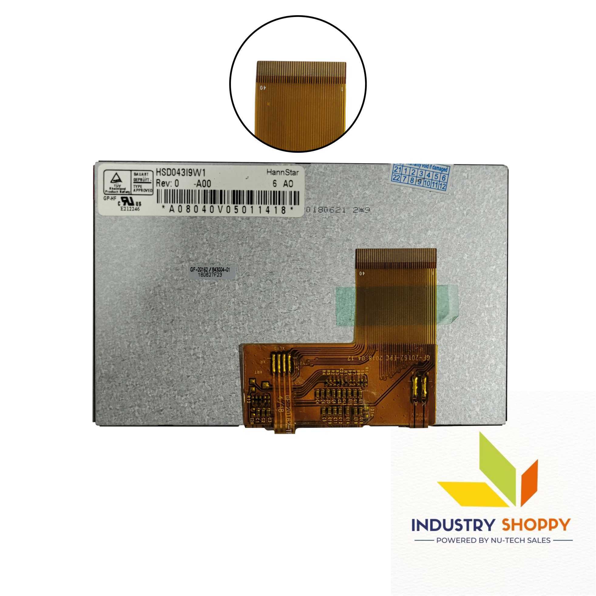 Hannstar Hsd043i9w1-a00 With Touch Lcd Module - Application: Industrial