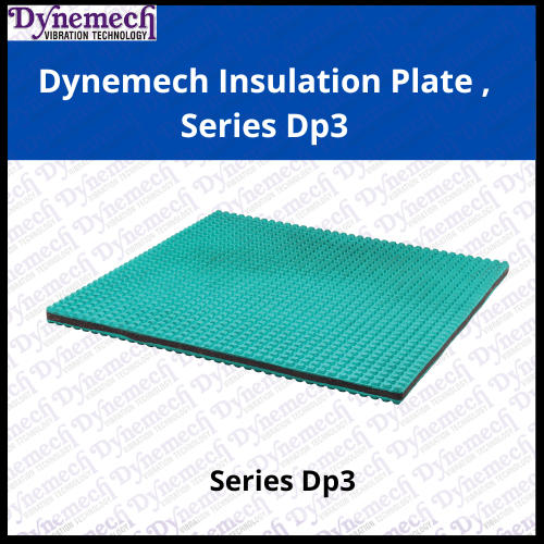 Dynemech Rubber Anti Vibration Pad Series Dp3 - Application: Tuned To Low Natural Frequency