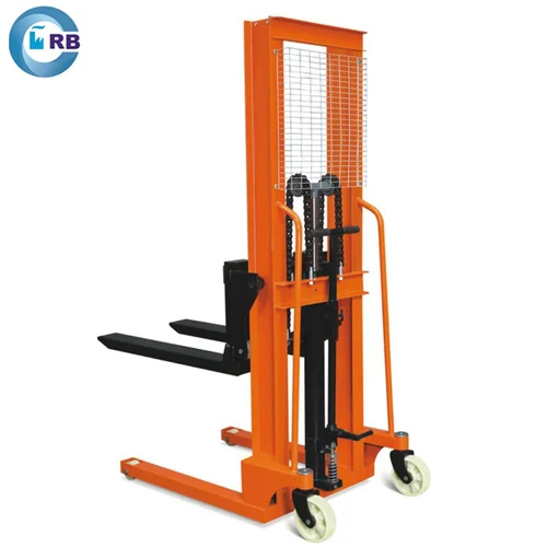 Manual Stacker - Durable Steel Profile, Compact Design, Multiple Lifting Heights | Easy To Operate, Colour Coated, Strong and Durable