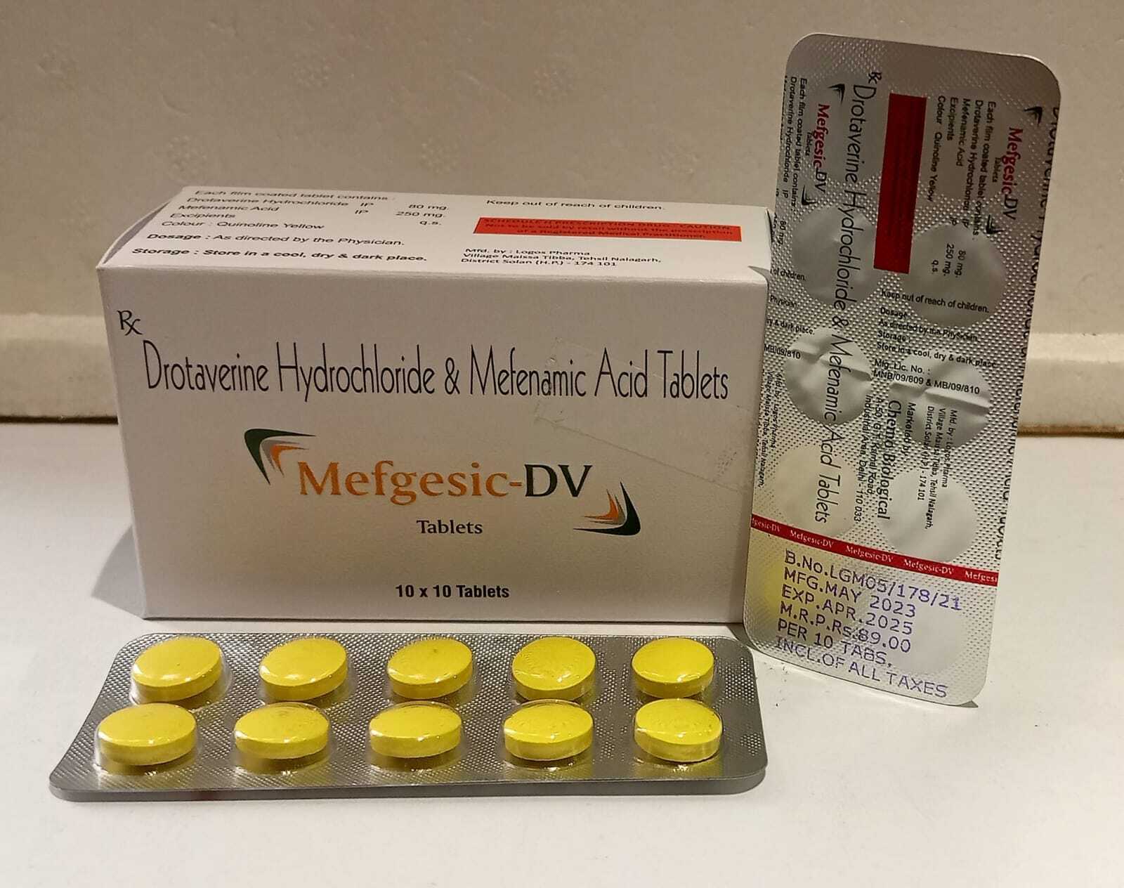 Mefenamic & Drotaverine Tablets