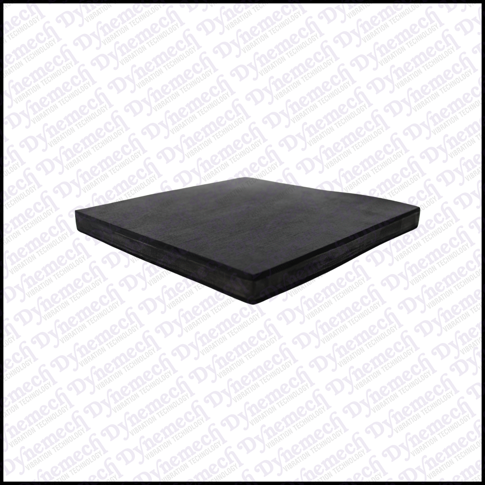 Dynestrake Vibration Isolation Pads - High Grade Elastomeric Synthetic Compound, 500x500x15,25mm, Green/grey/black | Shock Absorption, Anti-skid, 527kg Load Capacity