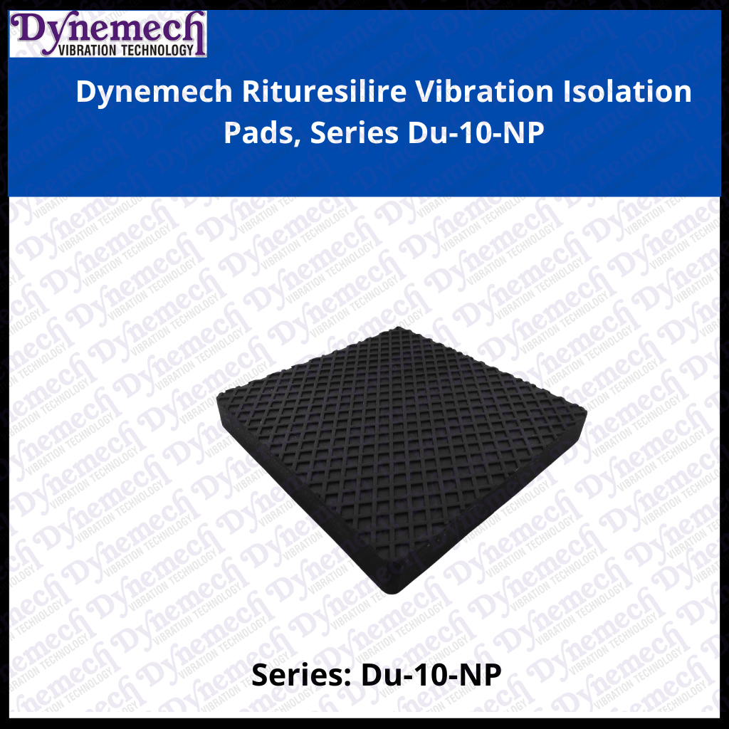 Dynemech Rituresilire Vibration Isolation Pads, Series Du-10-np - Color: Green