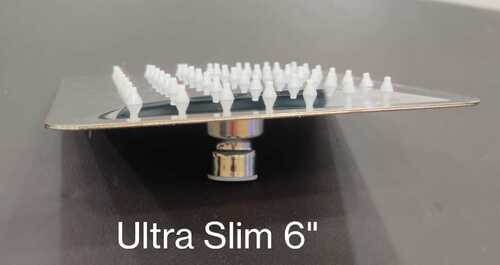 Shower Ultra Slim 6x6 - 6-Inch Size | Contemporary Design for Modern Bathrooms, Smooth Edges for a Sleek Finish