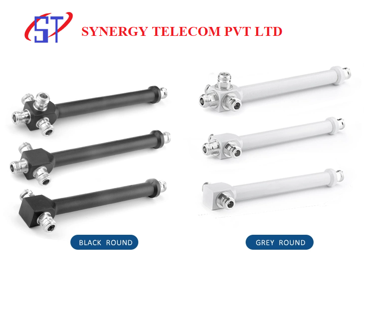 Synergy N Female Black 2-way Power Splitter (698-4000mhz, For Ibs & Das